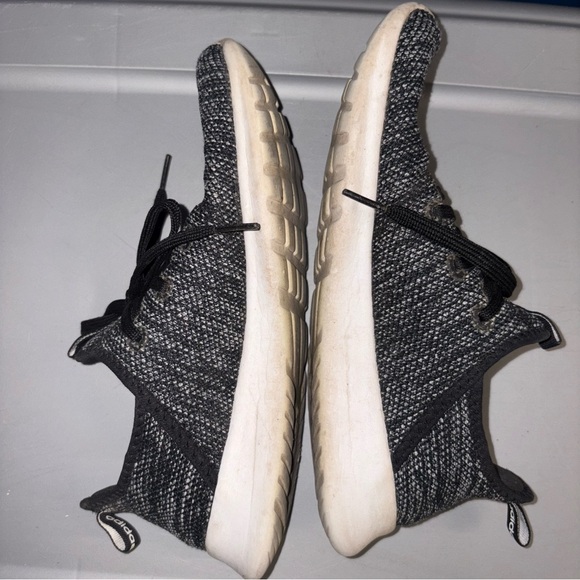 Adidas Cloud Foam Women’s Black and Gray Knit Sneakers - Picture 4 of 7